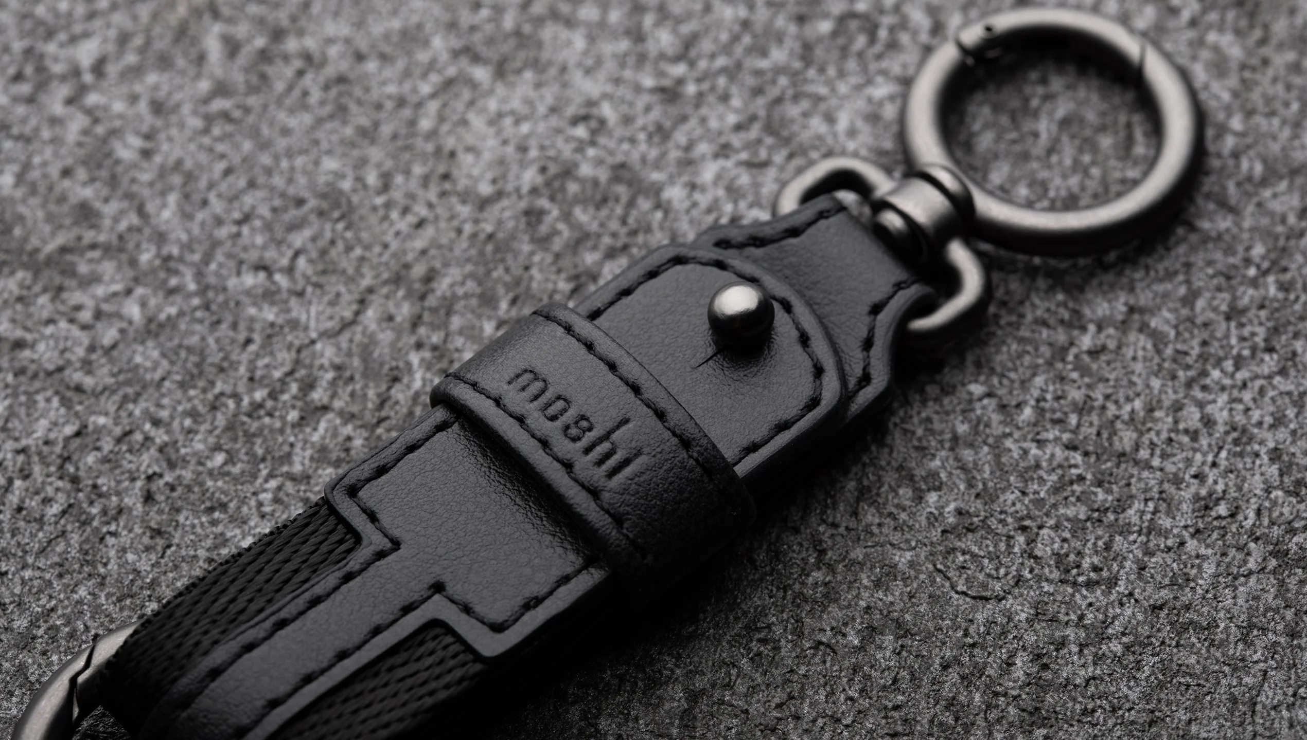 Vegan Leather Key Ring - Image 3